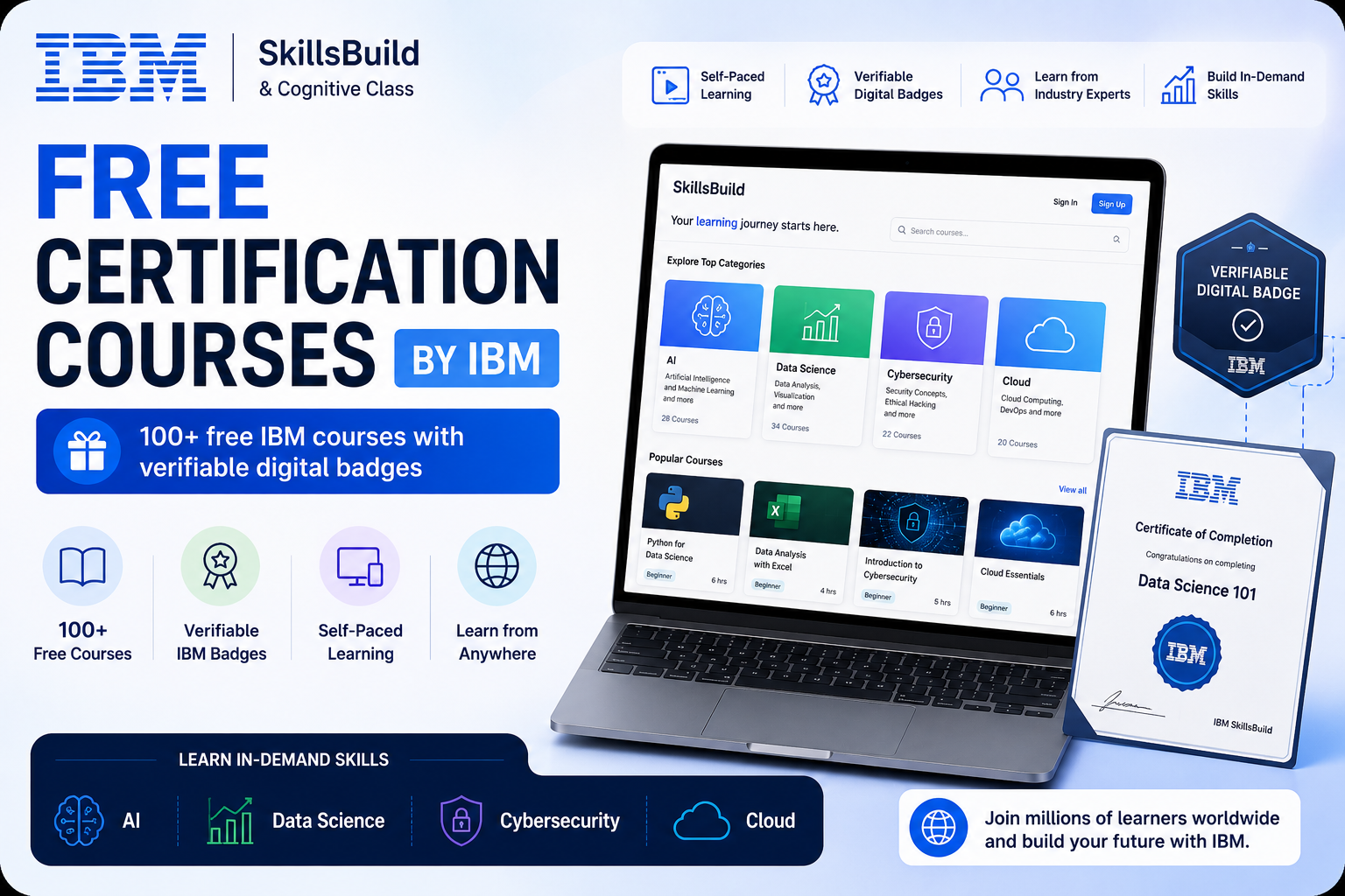 Free Certification Courses by IBM